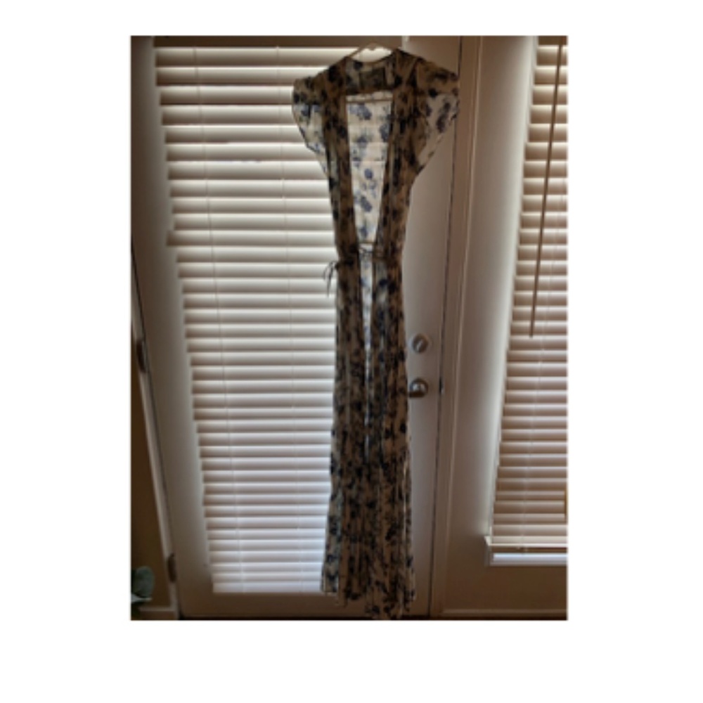 Reformation - Size M - Long Sundress (blue floral)